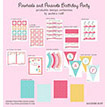 Pinwheels, Pennants & Polka Dots Birthday Party Printables Collection